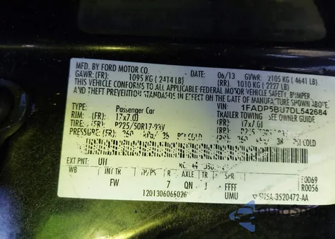 2013 Ford C-Max Hybrid Sel from USA, damaged, VIN 1FADP5BU7DL542684